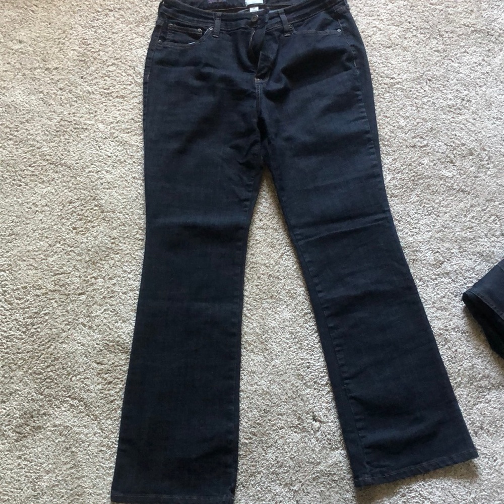 Dark wash St. John’s Bay bootcut jeans